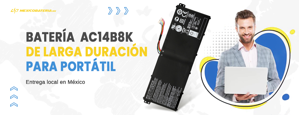 Reemplazo de la batería del portátil acer ac14b8k