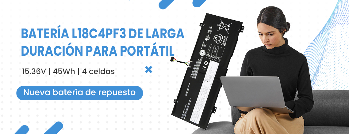 Reemplazo de la batería del portátil lenovo L18C4PF3