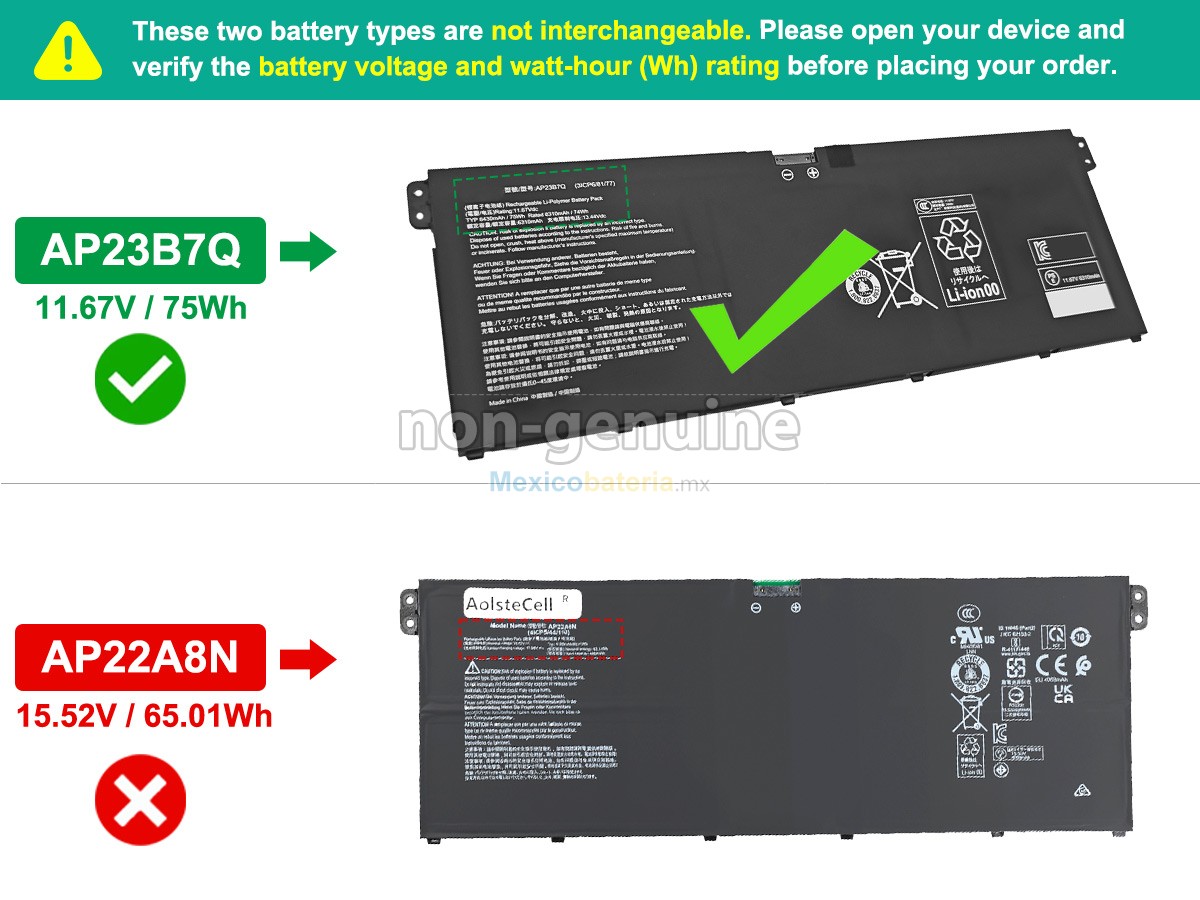 batería para Acer SWIFT 14 AI SF14-61T-R49D