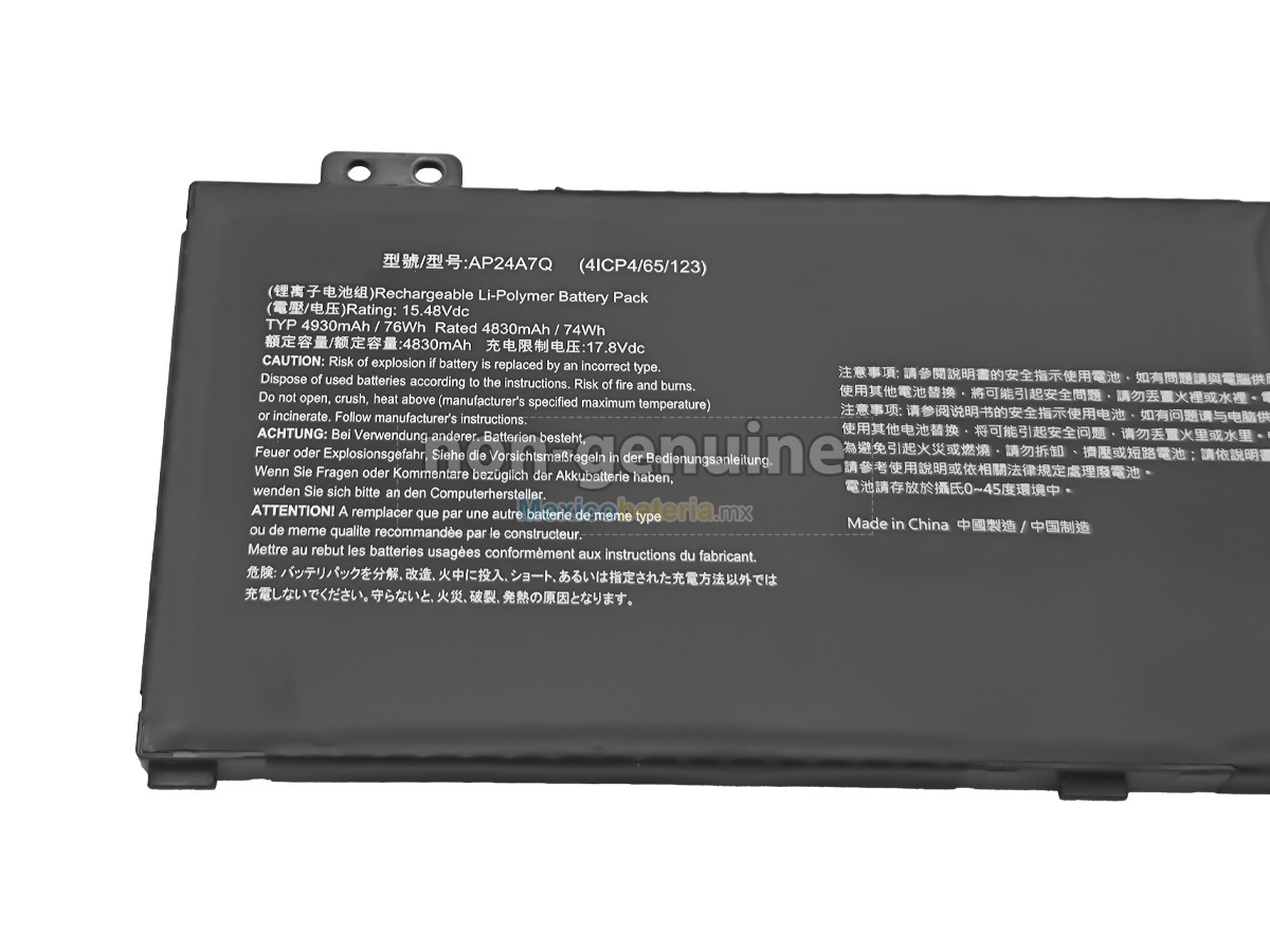 batería para Acer AP24A7Q