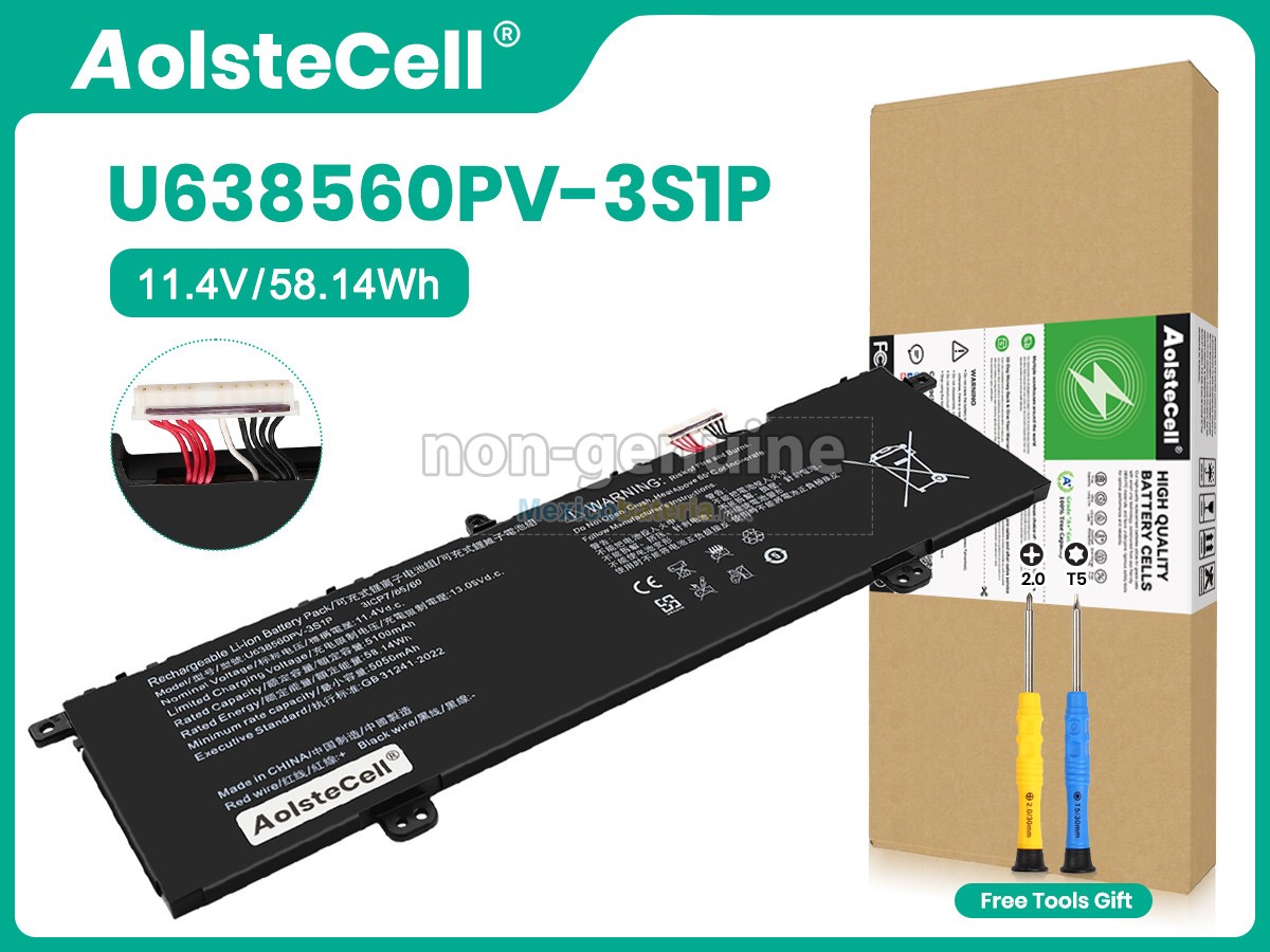 batería para Acer U638560PV-3S1P