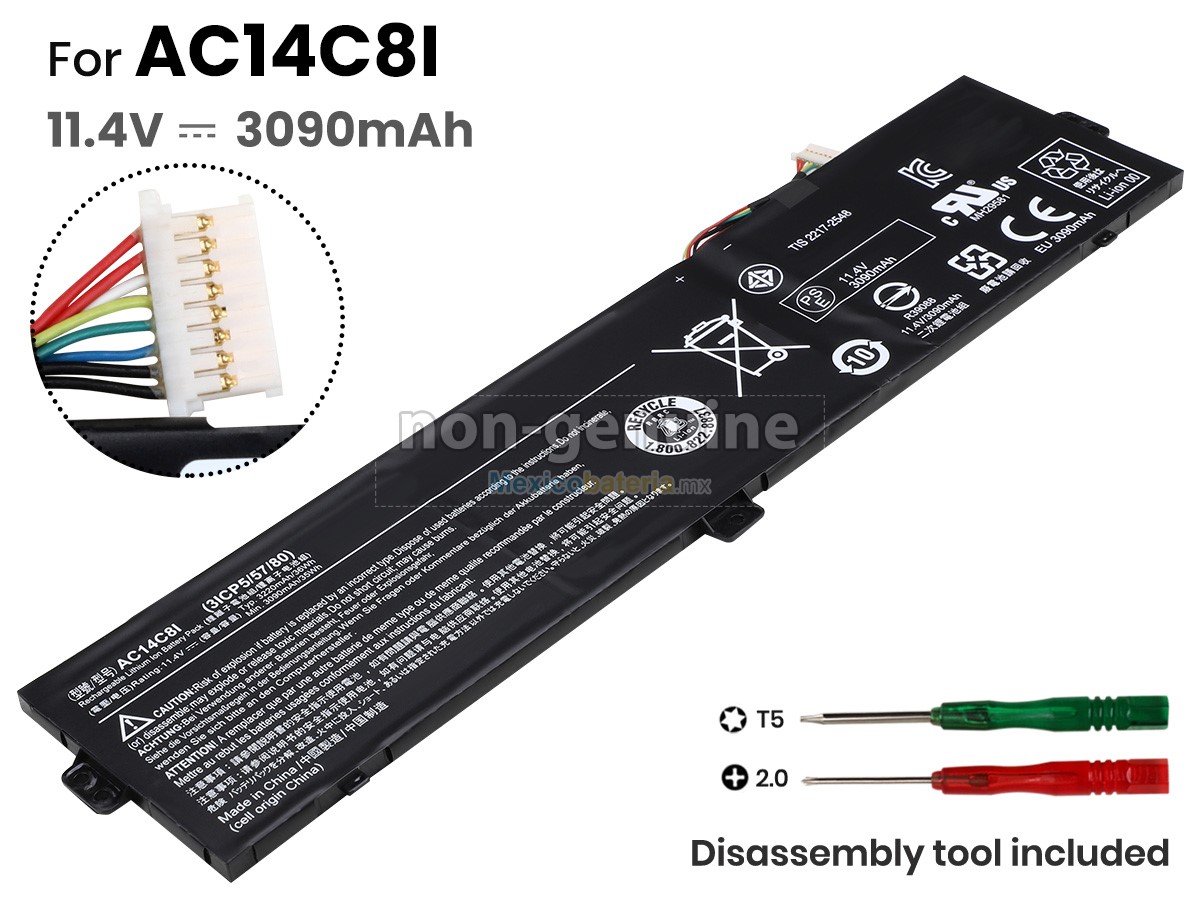 batería Acer SWITCH 12 SW5-271-604B de alta calidad