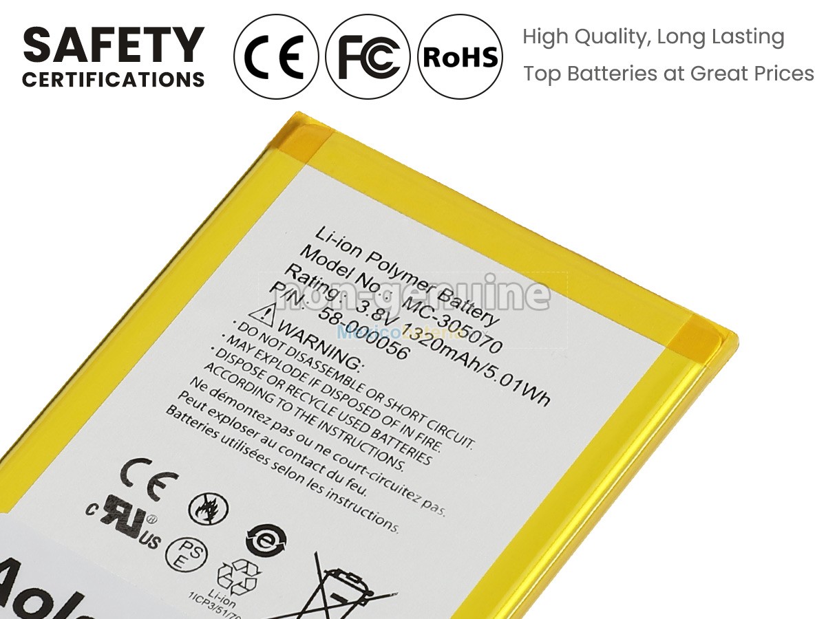batería Amazon MC-305070 de alta calidad