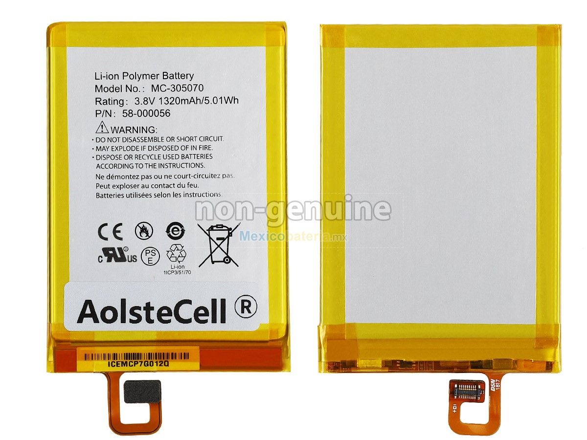 batería Amazon MC-305070 de alta calidad