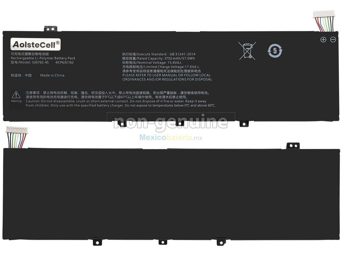 batería para AolsteCell 526762-4S