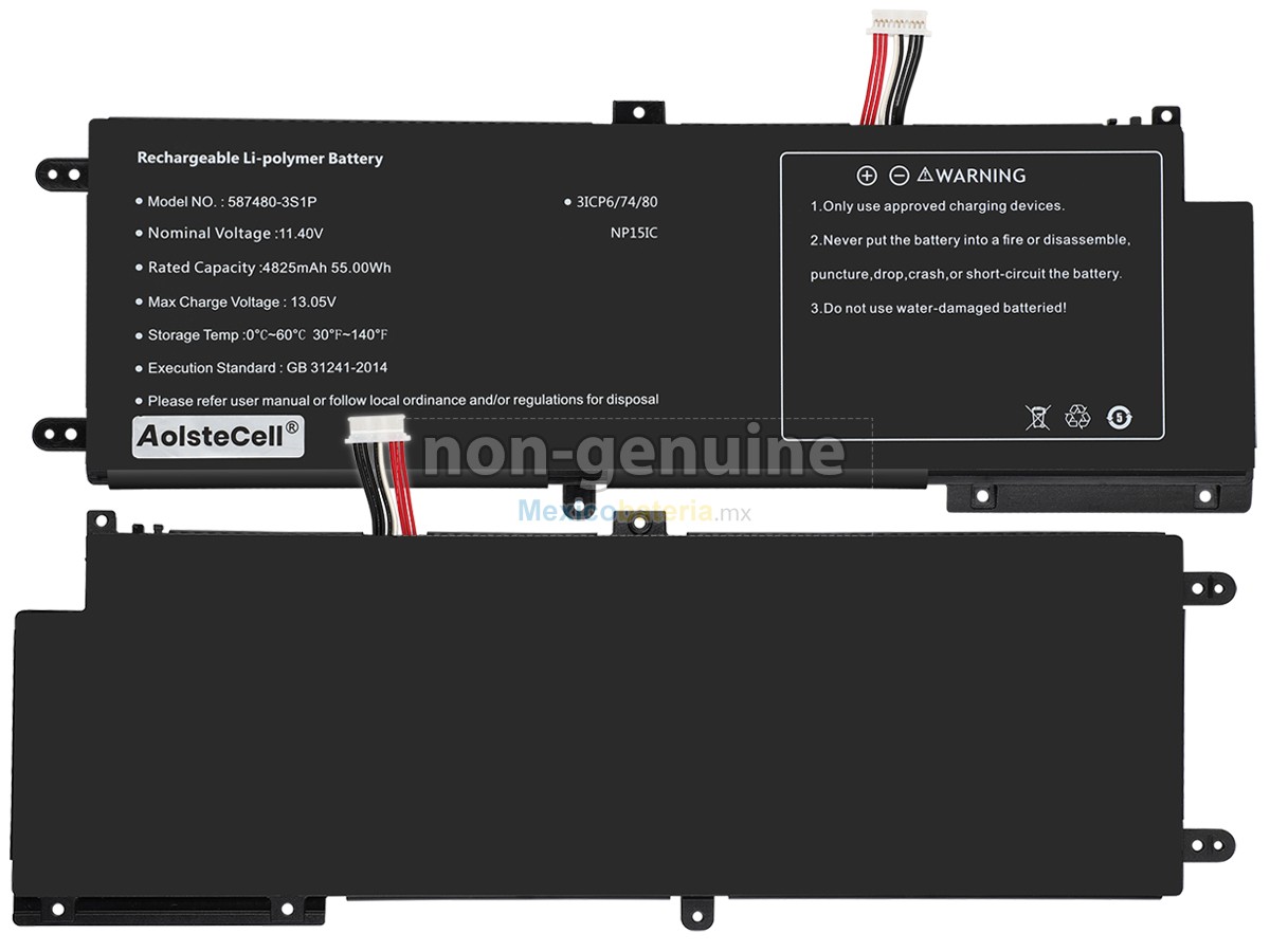 batería para AolsteCell 587480-3S1P