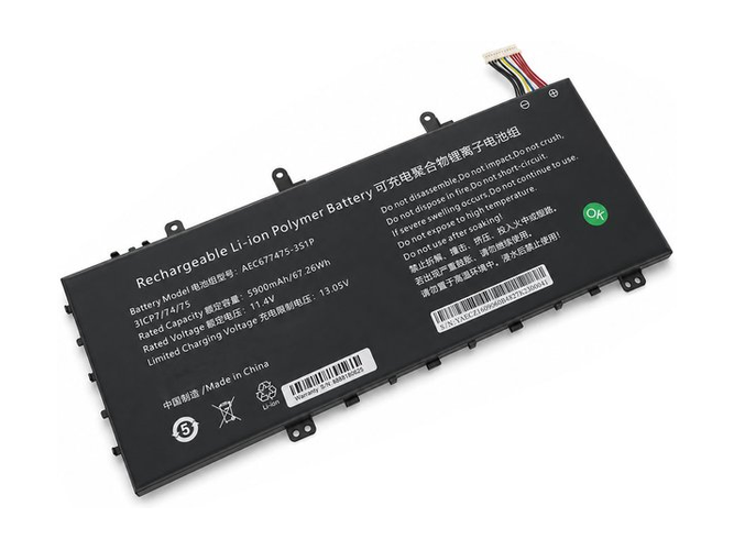 AolsteCell AEC677475-3S1P Batería