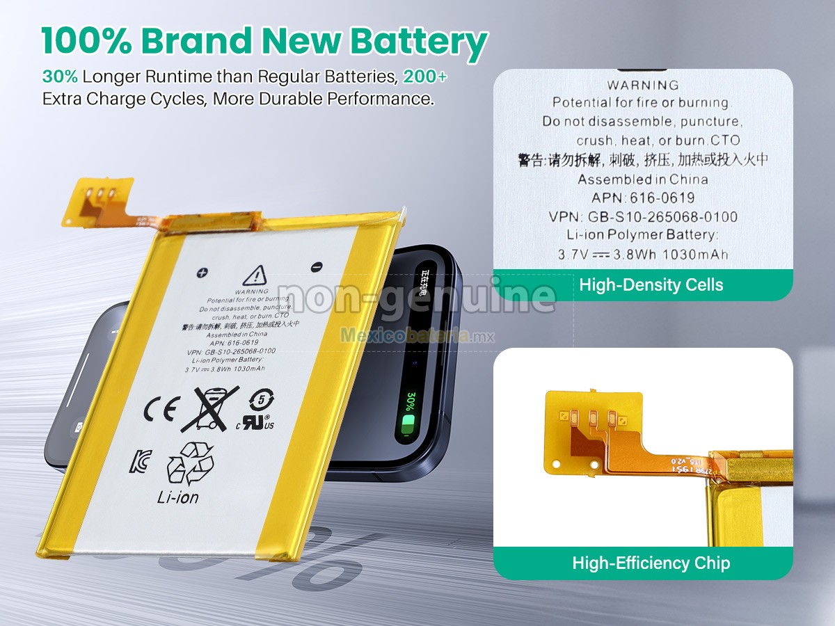 batería para Apple 616-0619