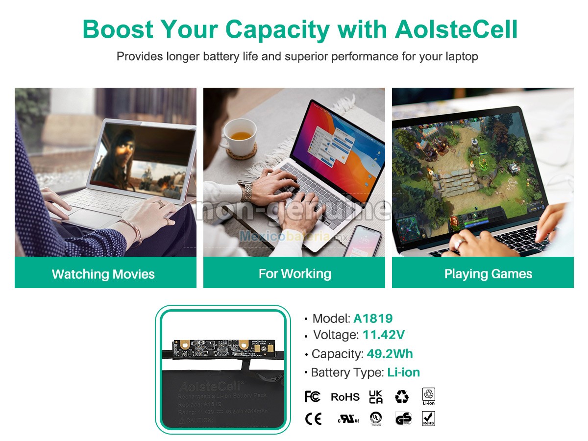 batería para Apple MPXV2LL/A