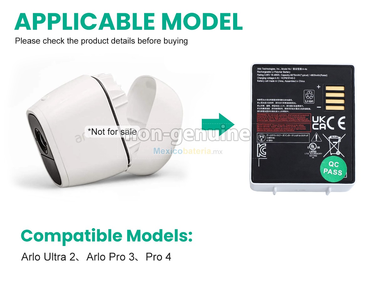 batería para Arlo ULTRA 2