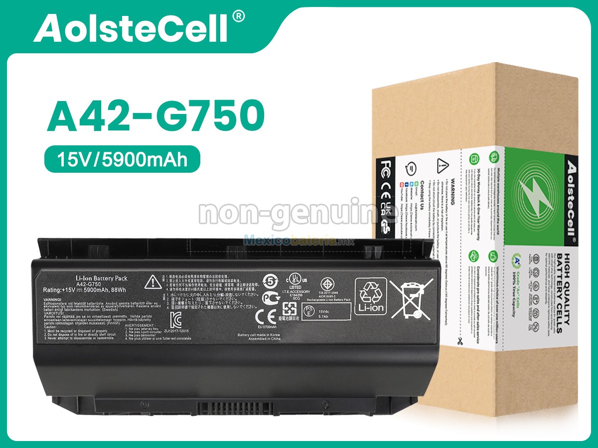 batería para Asus G750JX