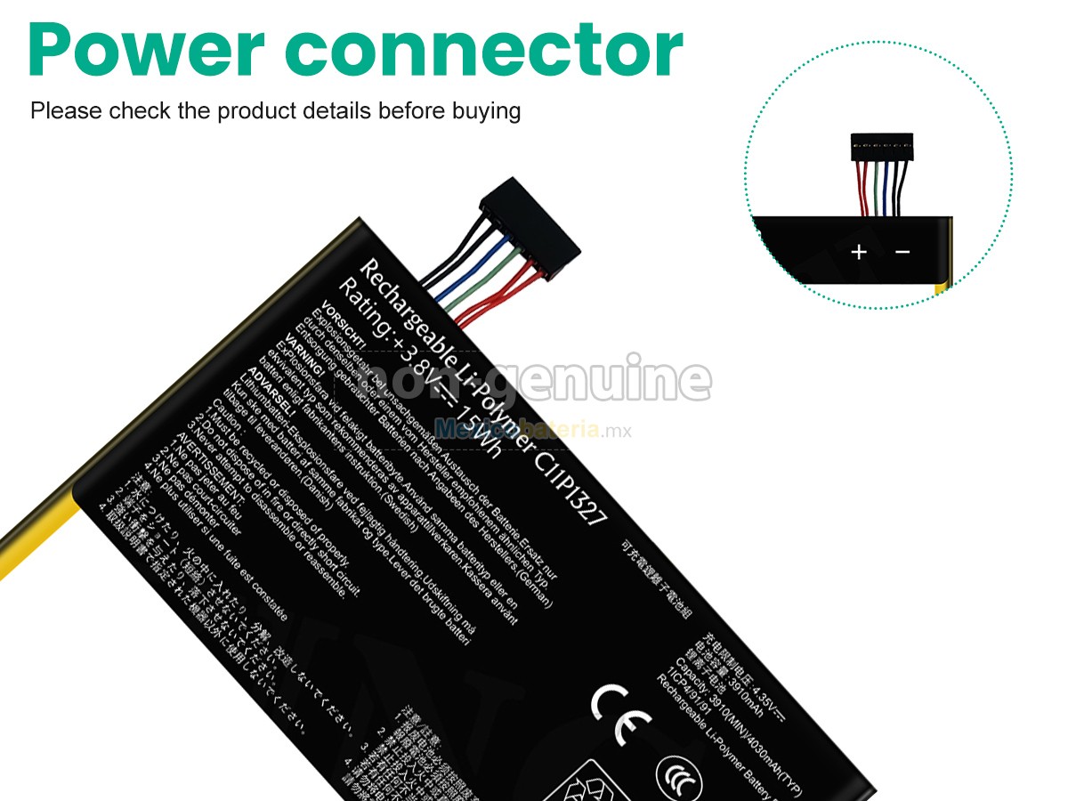 batería para Asus C11P1327