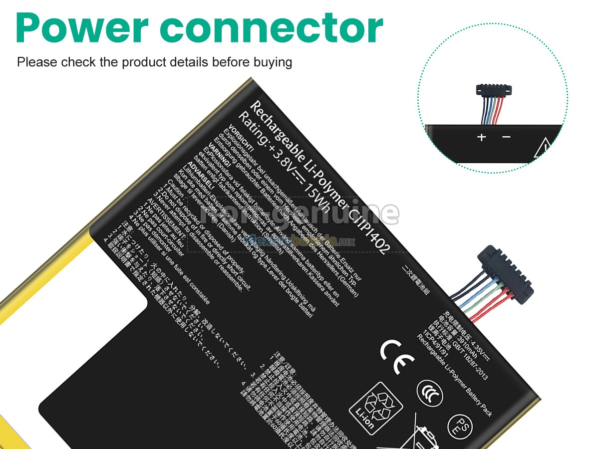 batería para Asus ME375
