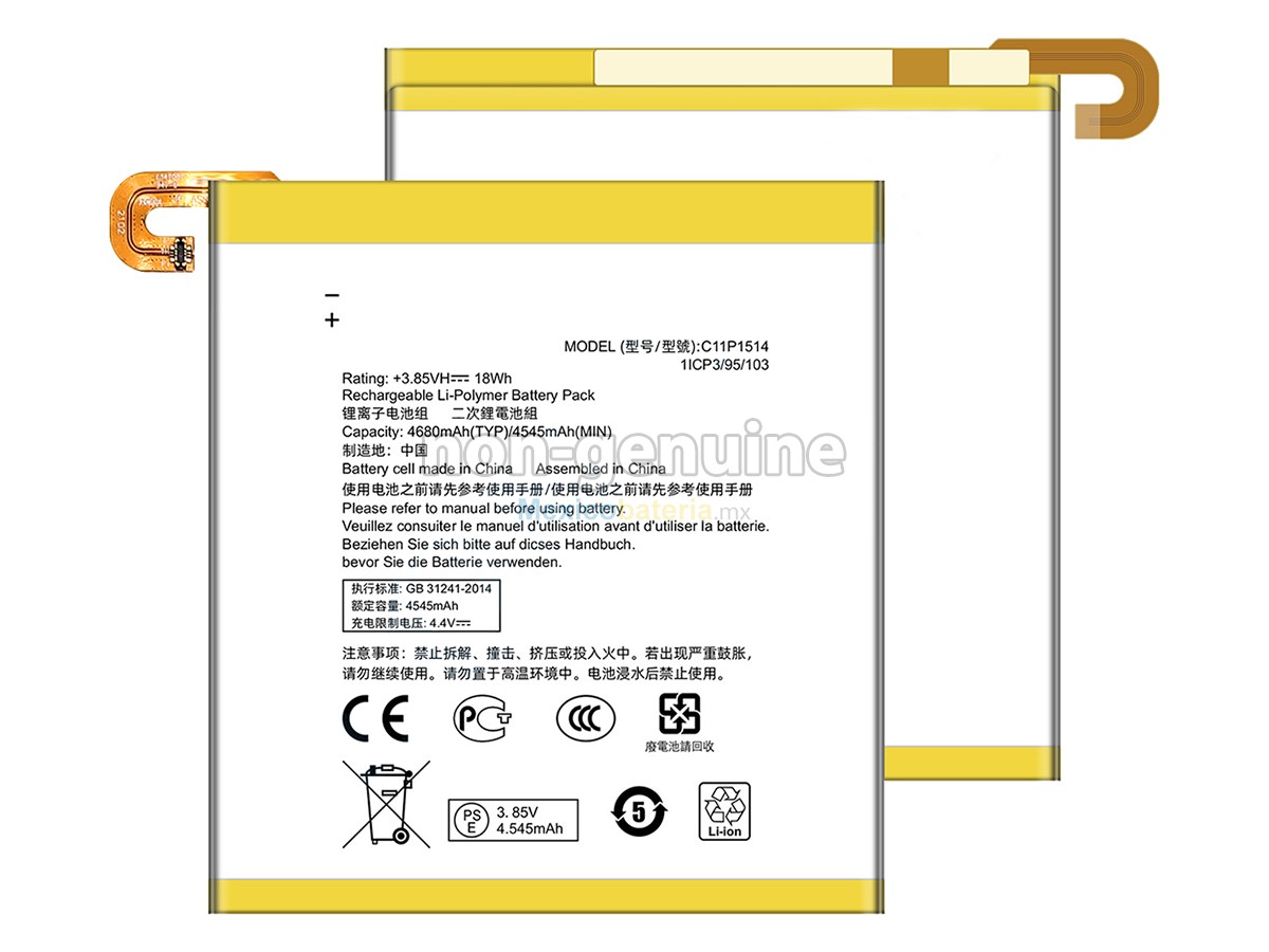 batería para Asus ZT581KL