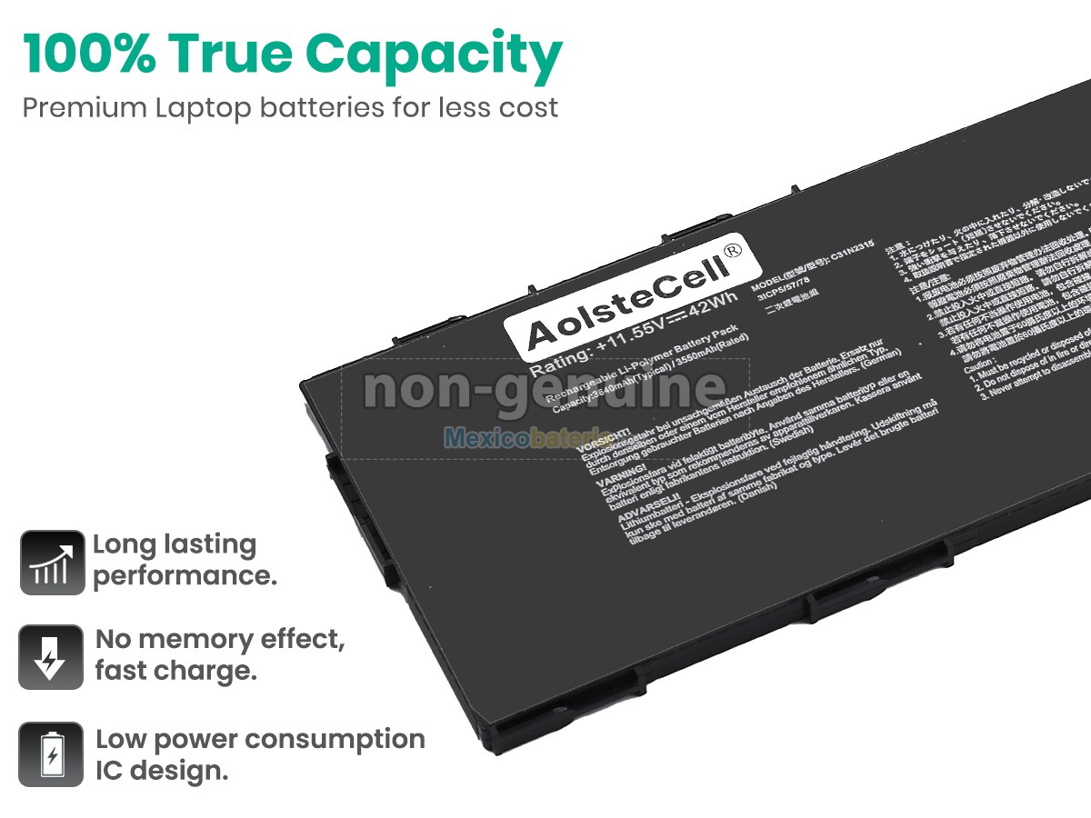 batería para Asus 0B200-04600000