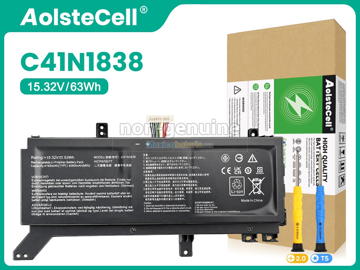 batería para Asus ProART STUDIOBook Pro X W730G2T