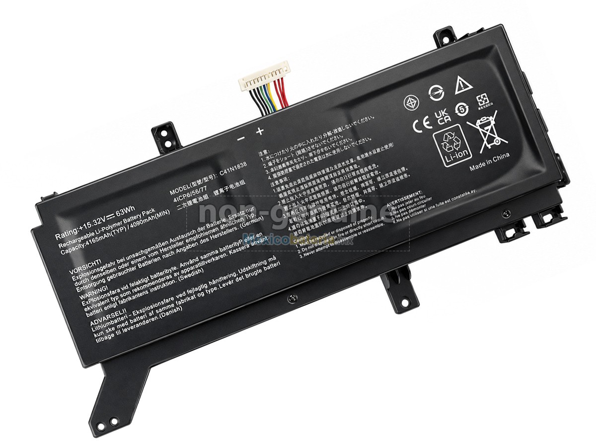 batería para Asus ProART STUDIOBook Pro X W730G2T