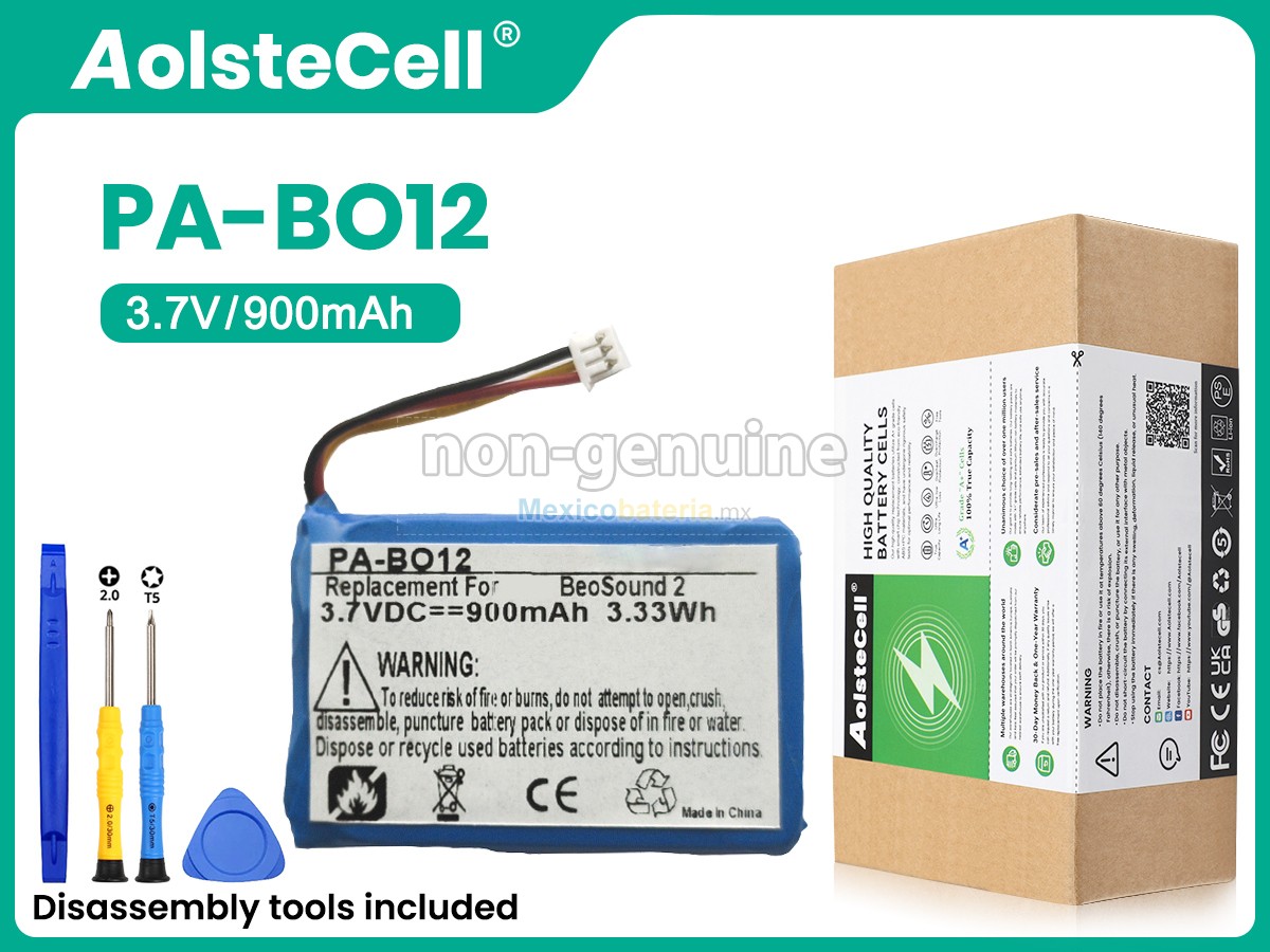 batería para Bang Olufsen PA-BO12