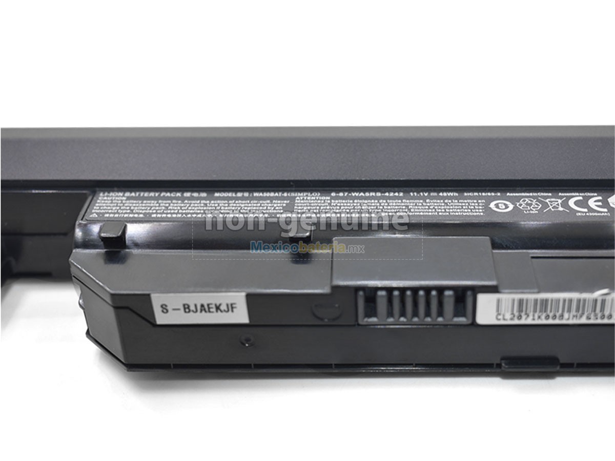 batería para Clevo 6-87-WA50S