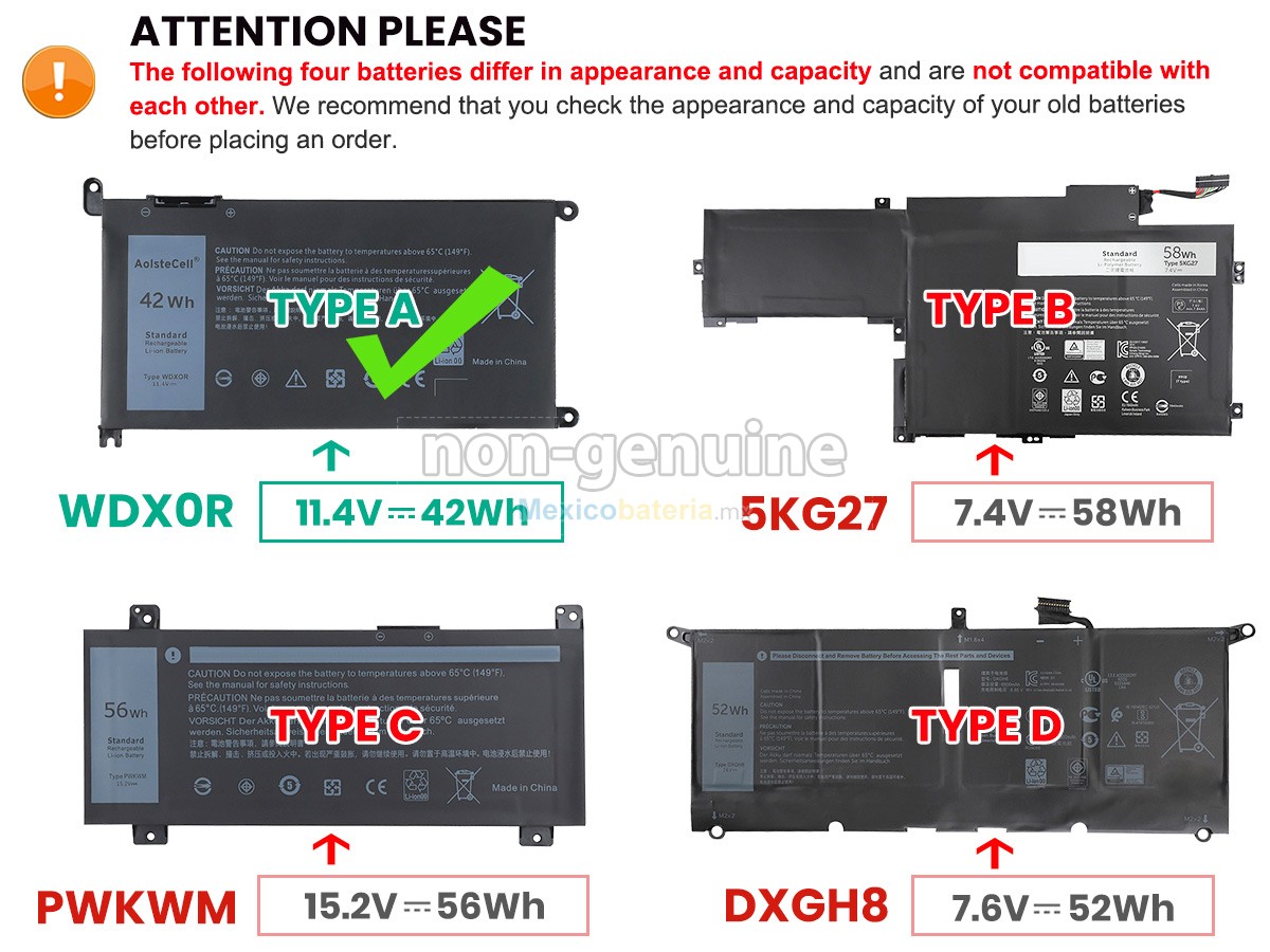 batería para Dell Inspiron 14 7000