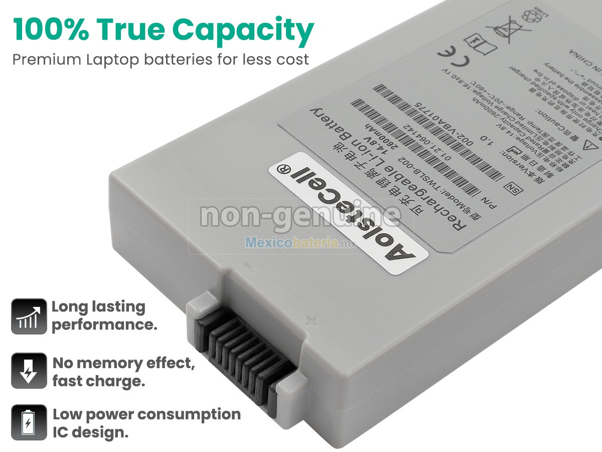 batería para EDAN DRAGER VISTA 129