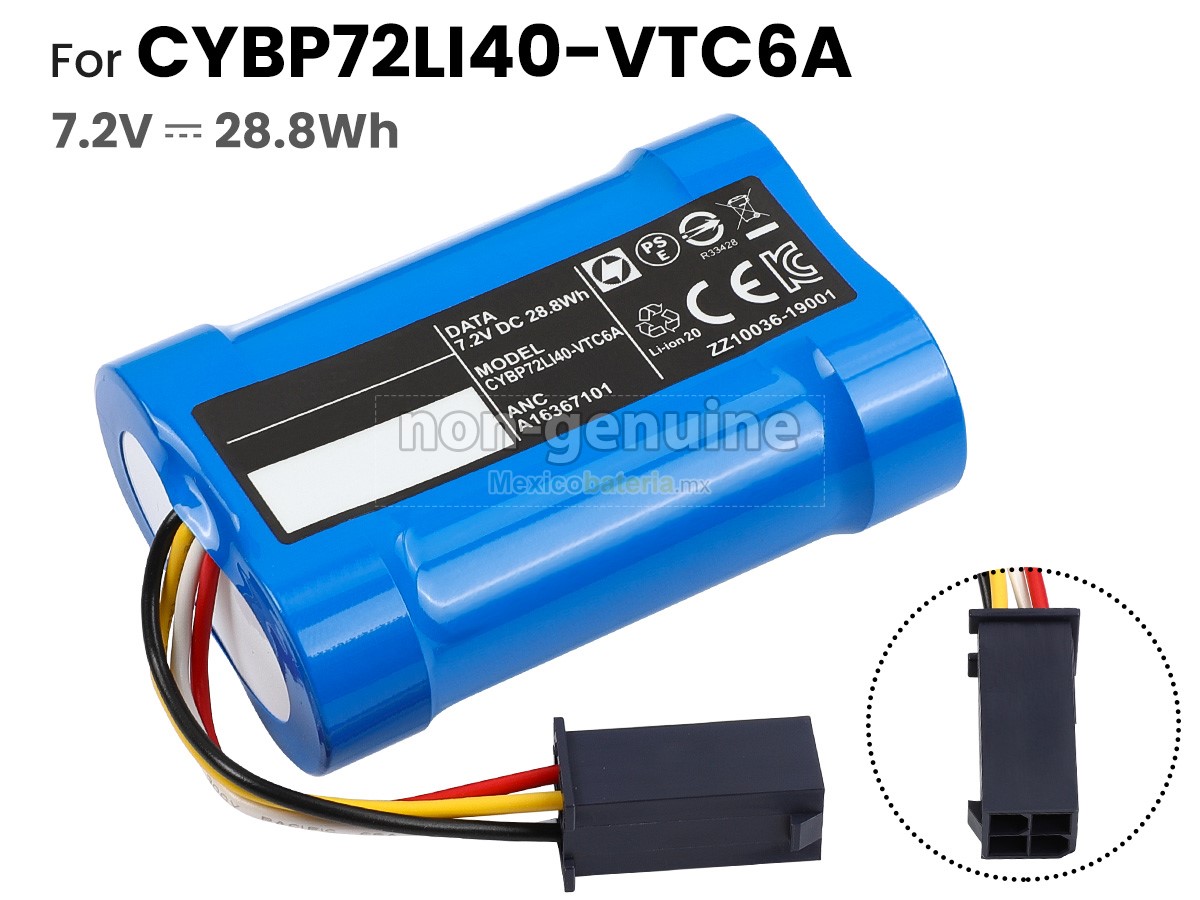 batería Electrolux CYBP72LI40-VTC6A de alta calidad