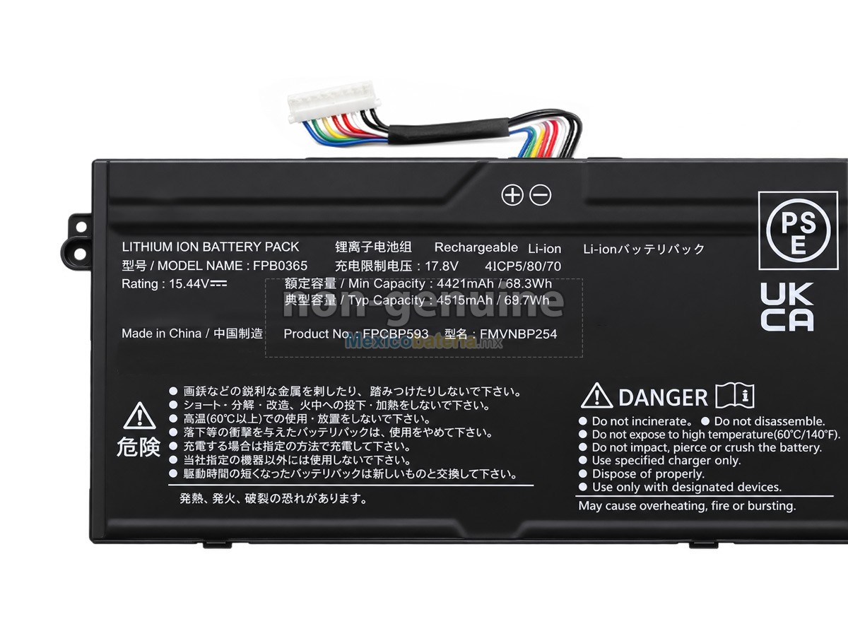 batería para Fujitsu CELSIUS H5511