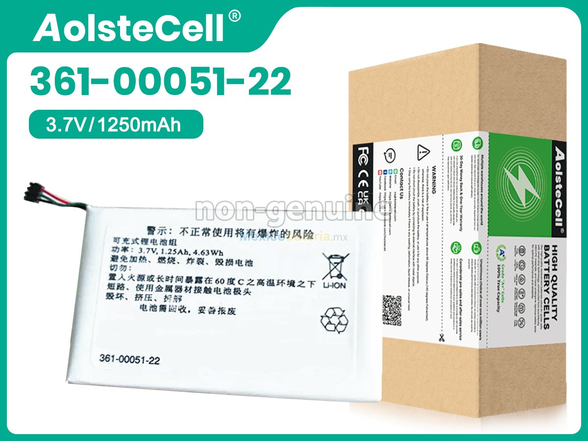 batería para Garmin 361-00051-22