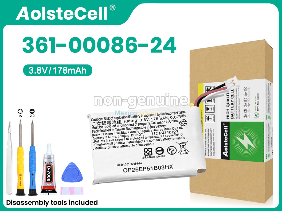 batería para Garmin 361-00086-24