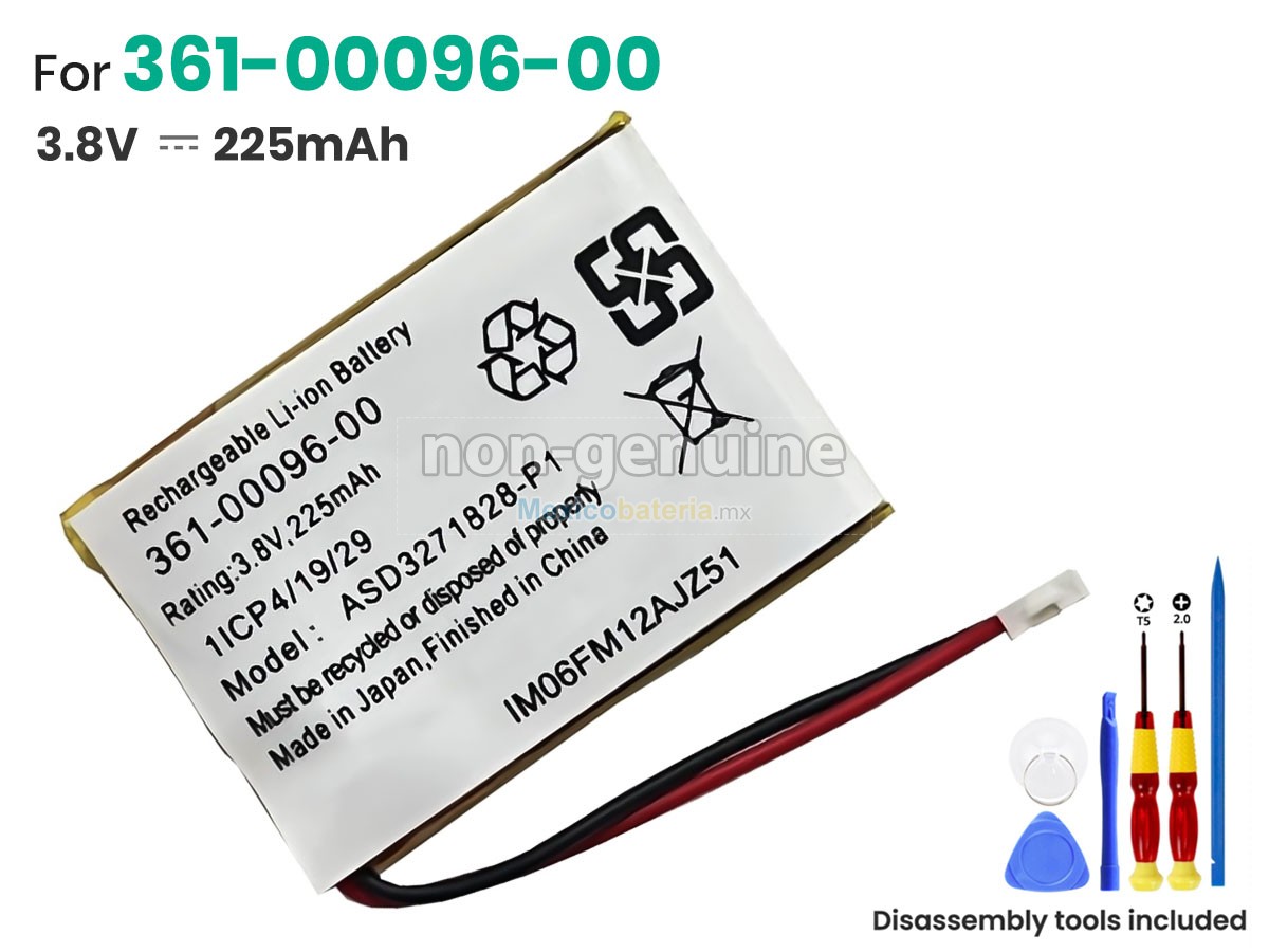 batería para Garmin ASDB371828-P1