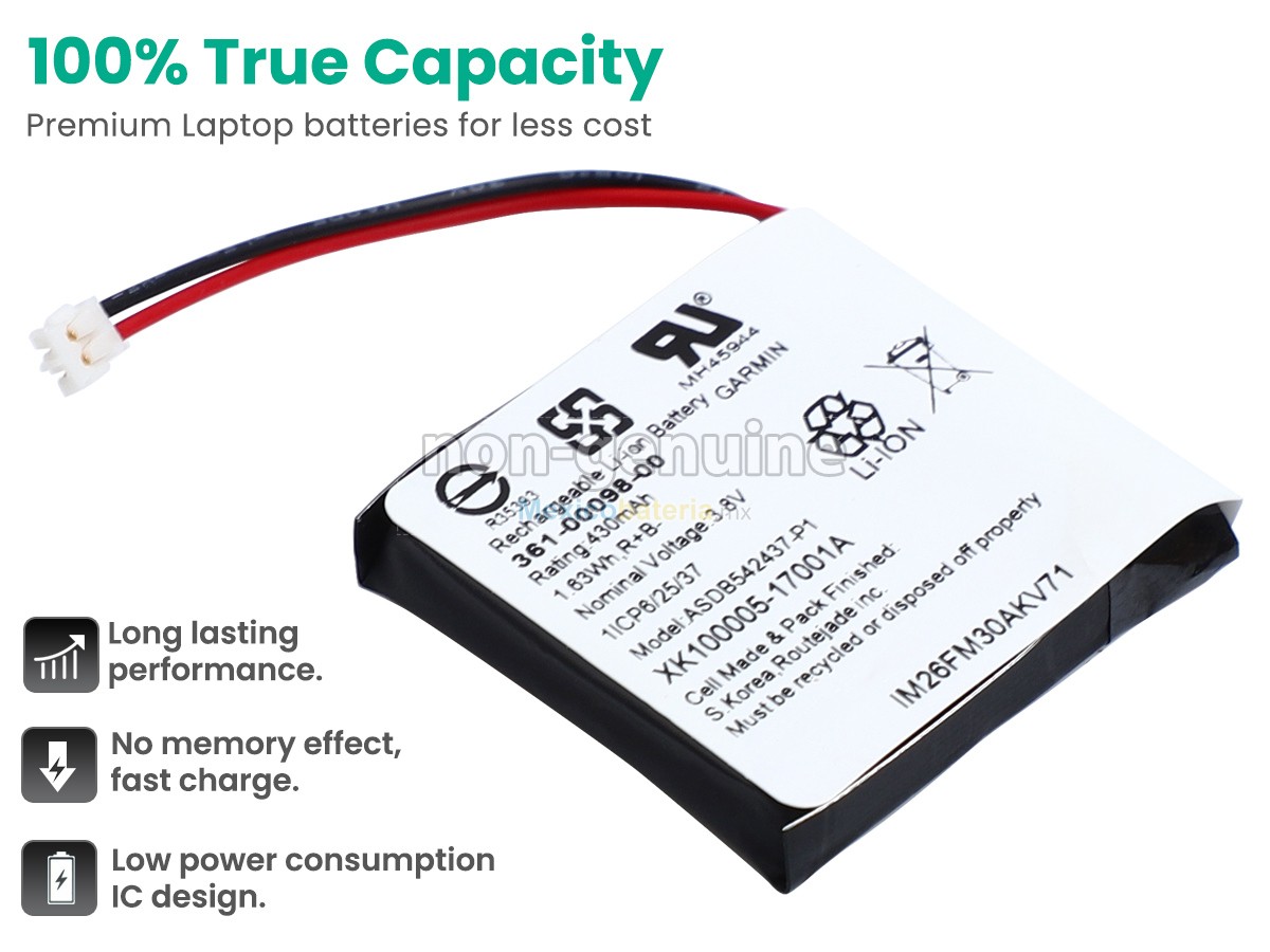 batería para Garmin FENIX 5X PLUS