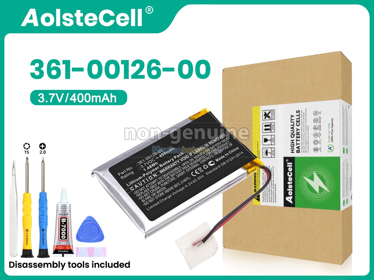 batería para Garmin 361-00126-00