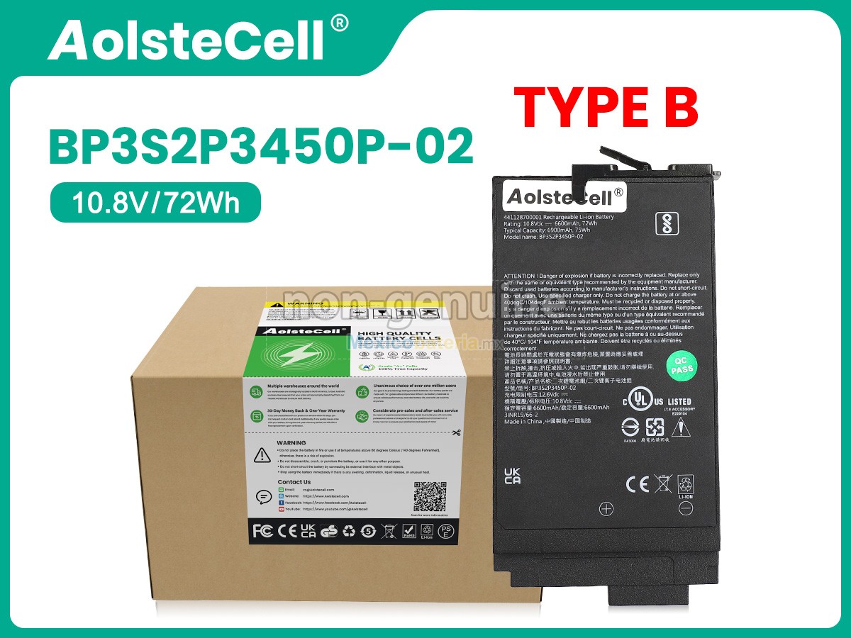 batería para Getac S410-401