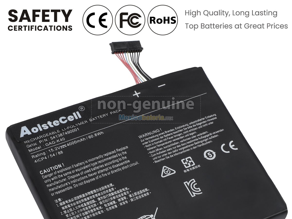 batería Getac G-STYLE de alta calidad