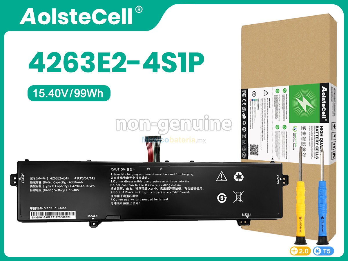 batería para Gigabyte 4263E2-4S1P