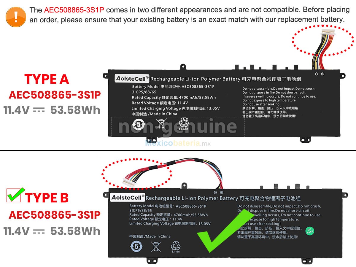batería para Hasee X5-2021S5