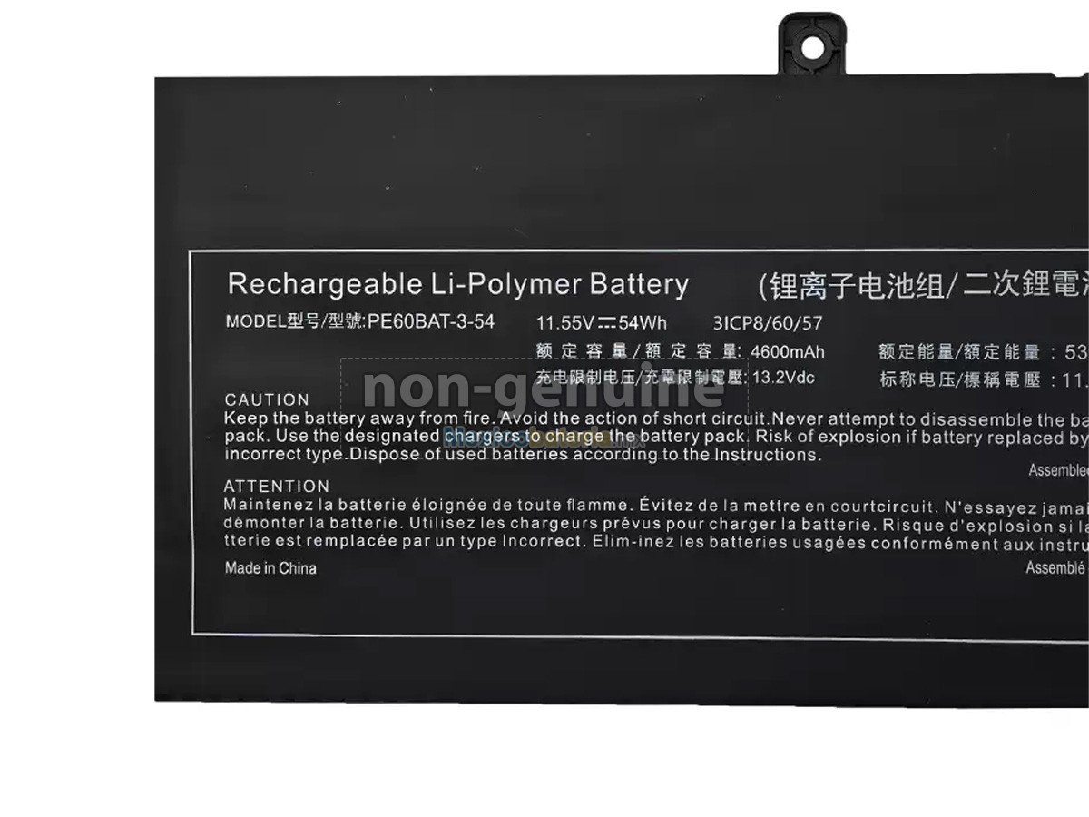 batería para Hasee PE60BAT-3-54