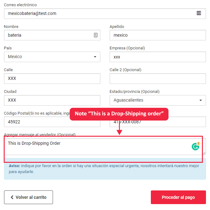 note drop shipping