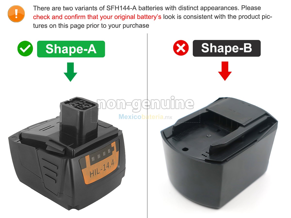 batería para Hilti LINTERNA SFL