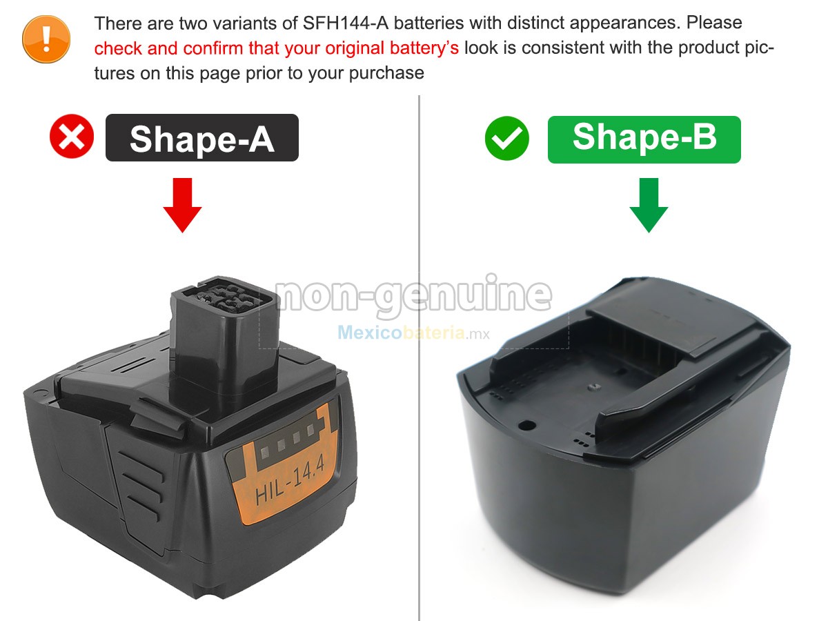 batería para Hilti LINTERNA SFL