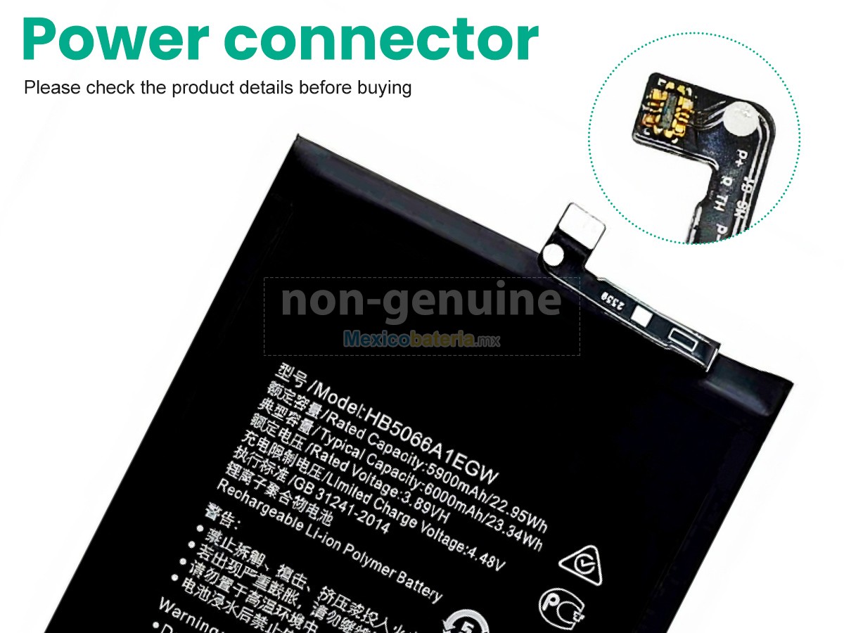 batería para Honor HB5066A1EGW