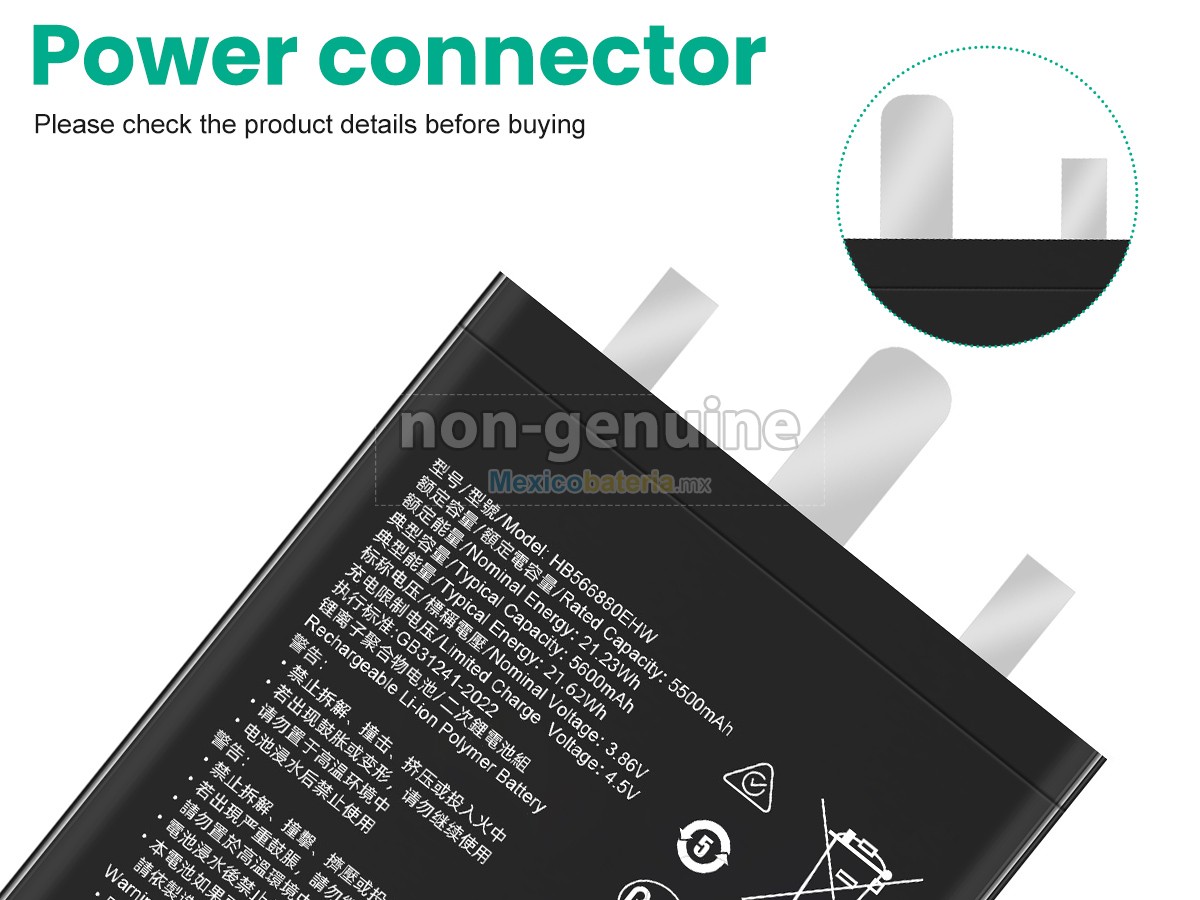 batería para Honor HB566880EHW