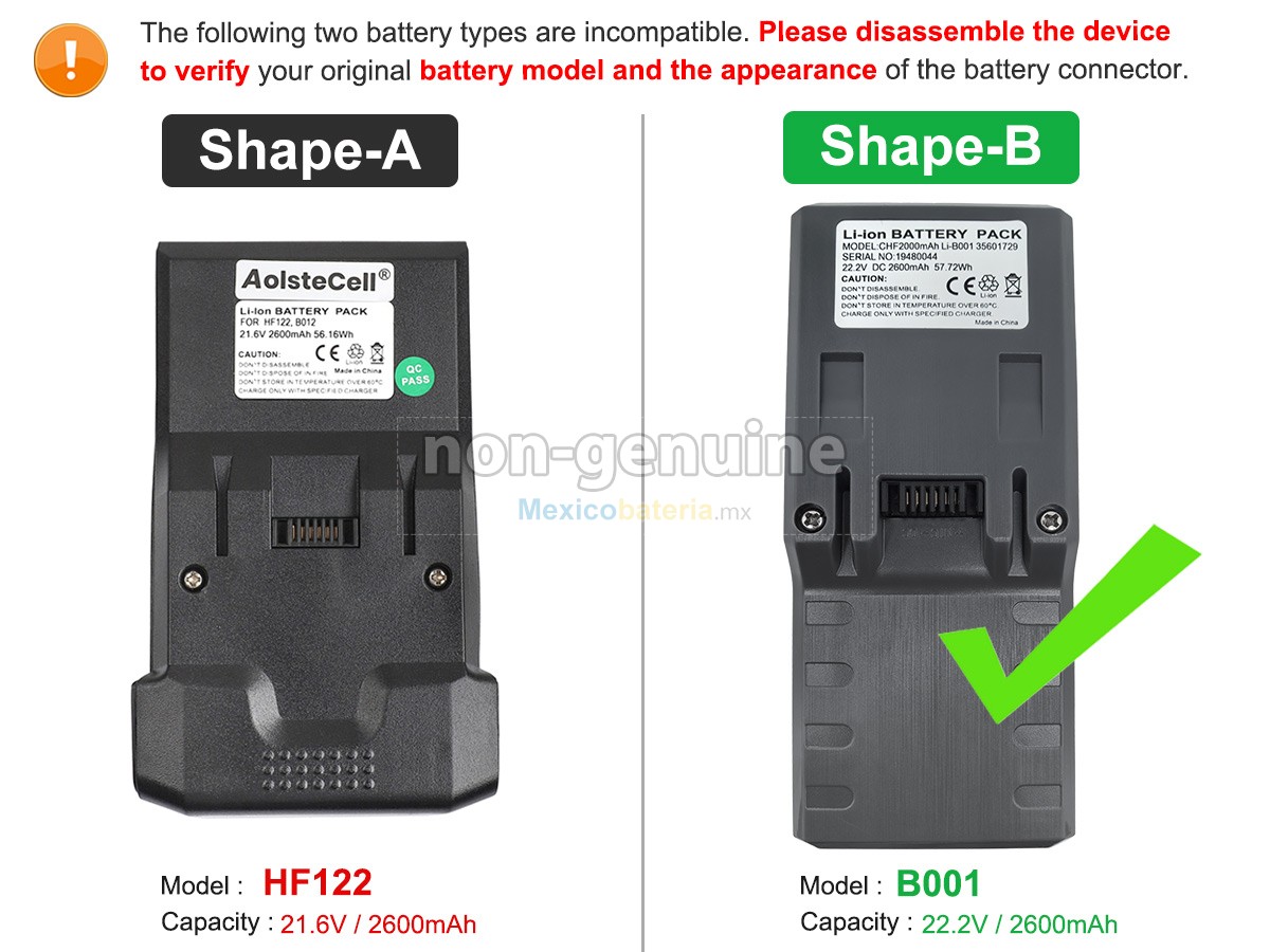 batería para Hoover 35601729