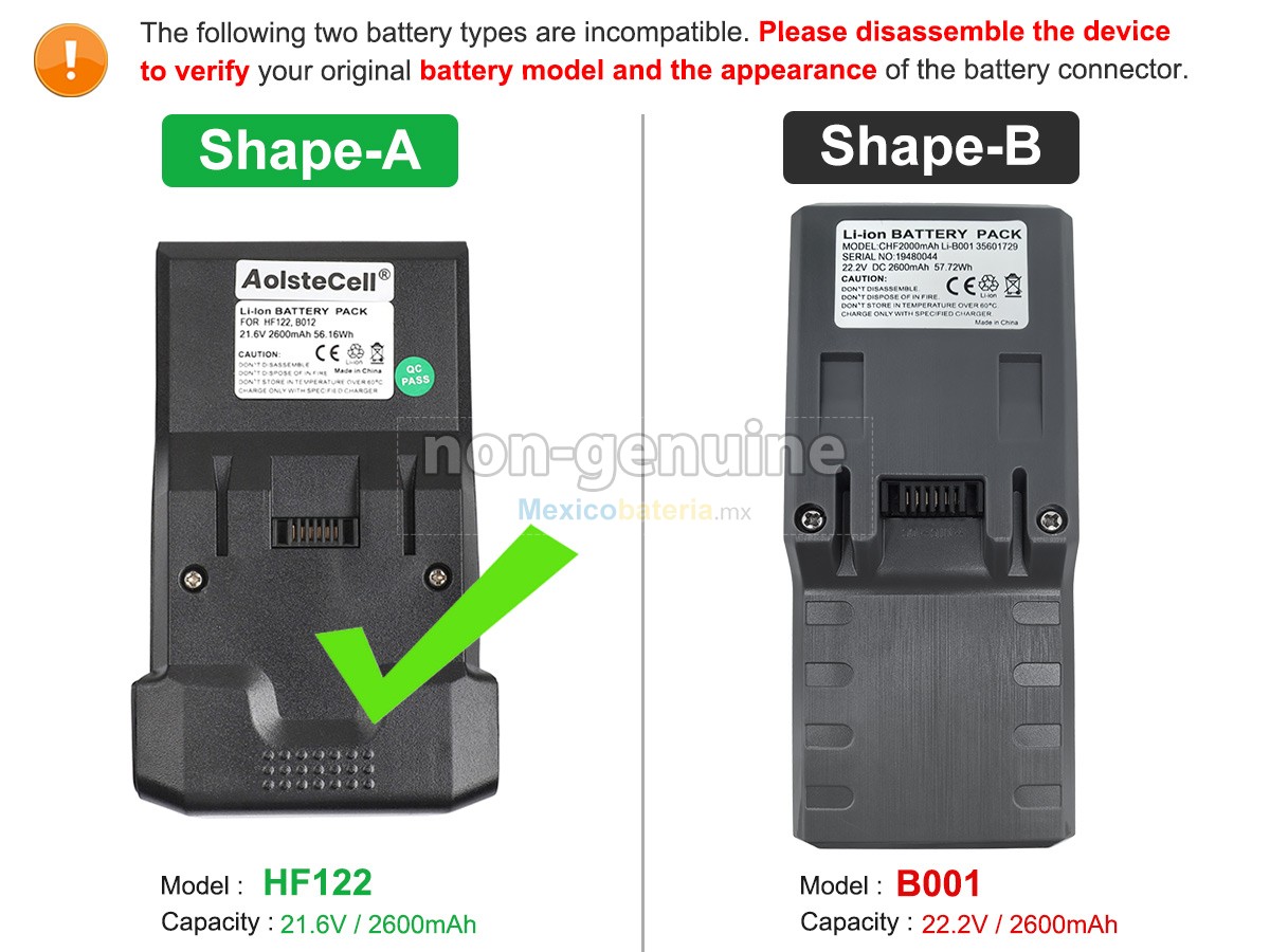 batería para Hoover 35601729