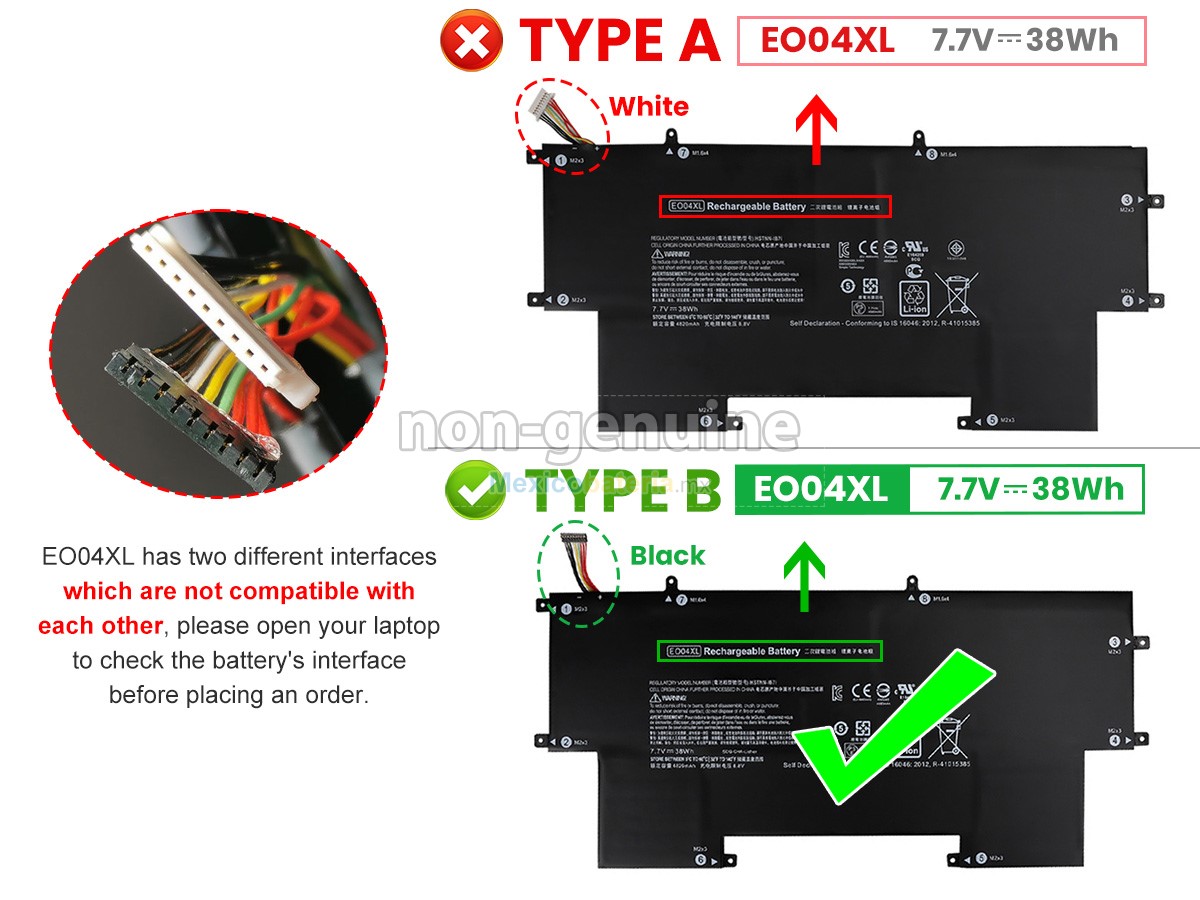 batería para HP 828226-005