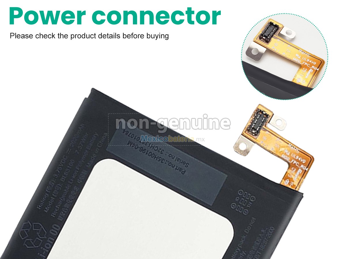batería para HTC BL83100