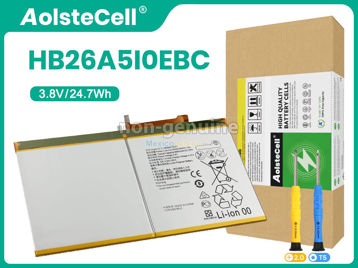 batería para Huawei HB26A5I0EBC