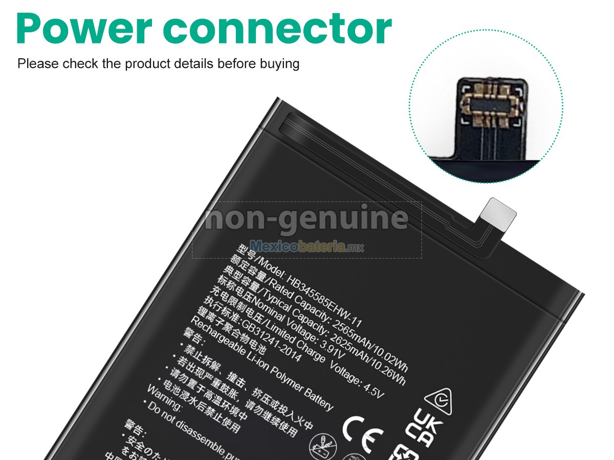 batería para Huawei MATE X3