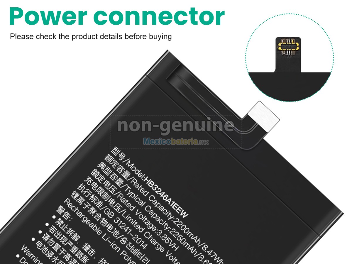 batería para Huawei HB3246A1EEW