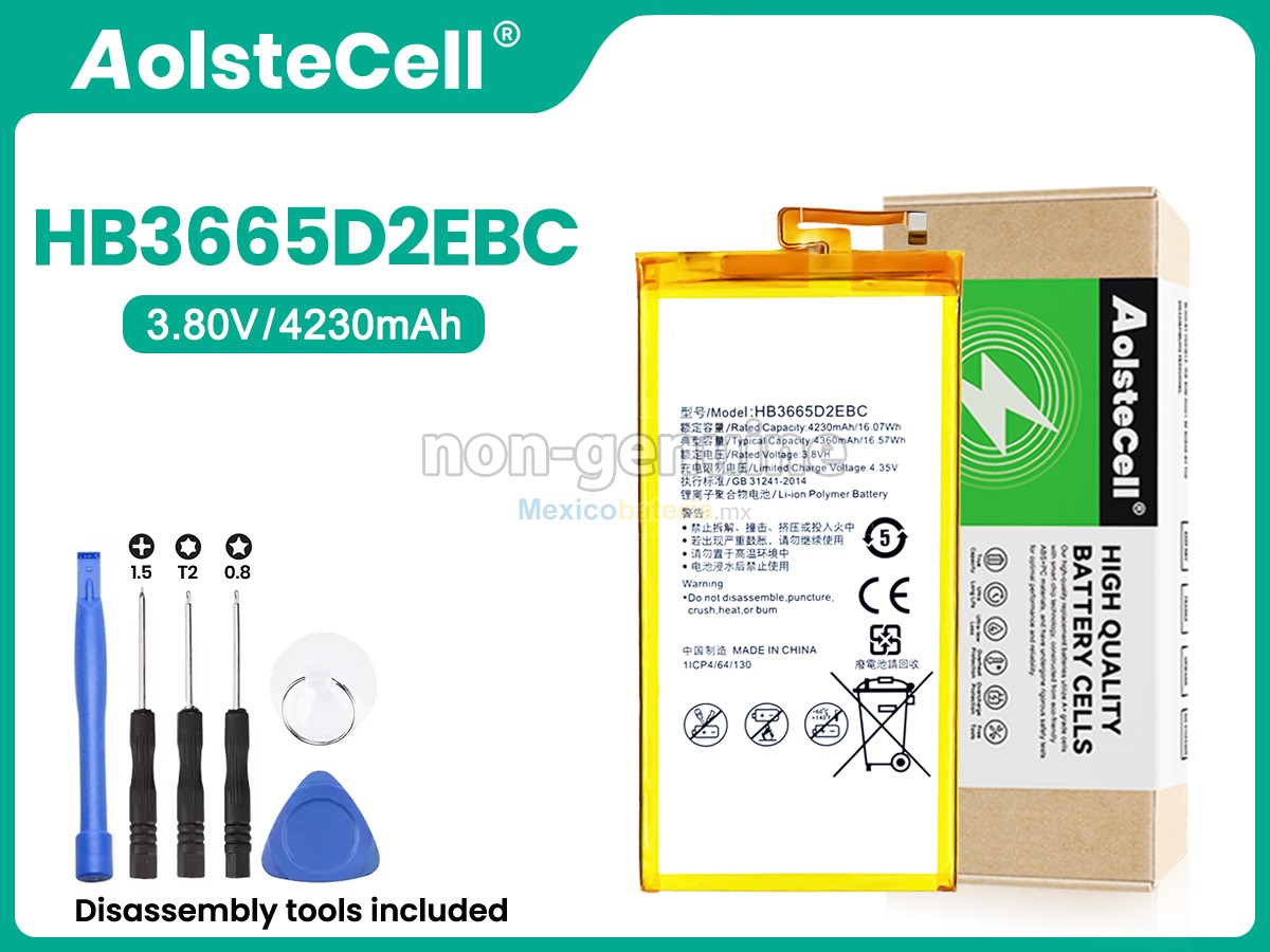 batería para Huawei HB3665D2EBC